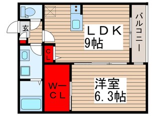 ＰＥＡＣＥ（ピース）の物件間取画像